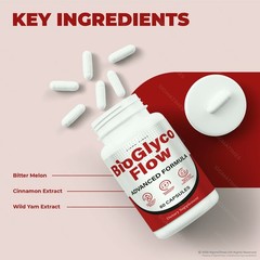 BioGlyco Flow Capsules, Bio Glyco Flow Blood Support Supplement (60ct)