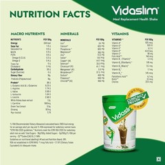 Vidaslim Meal Replacement Protein Health Shake Weight Control for Women Men