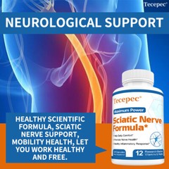 Sciatic Nerve Formula*Help Daily Comfort*Promote Nerve Health 30/60/120Capsules