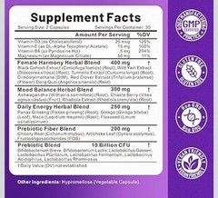 Heonsumly Menopause Support Probiotic Capsules 60 Ct Vegan Non-GMO Gluten-Free