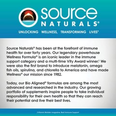 Source Naturals Wellness Formula Immune Support Capsules 240 Count