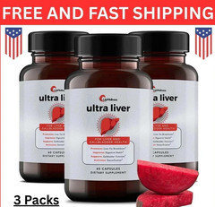3Pcs UpWellness Ultra Liver Supplement designed for Liver Wellness plus
