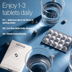 Molecular Hydrogen Tablets with Magnesium -12 PPM Hydrogen Tablets for Drinking