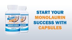 Lauricare Monolaurin Supplement for Immune Support – 100 Count (Pack of 1)