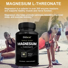 Magnesium L-Threonate 1000mg – Brain & Nervous System, Memory & Focus Support