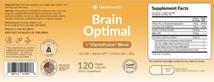 Brain Supplement 120 Caps for Memory and Focus – Cognitive Support, Caffeine