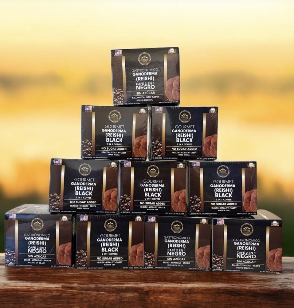 Black Coffee With Ganoderma Eternal Loose Weight Easy. 50 Boxes Bundle.