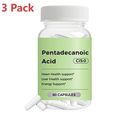 Pentadecanoic Supplement, C15 Acid, High Sheep Altitude Milk |60 Capsules 1|3 PC