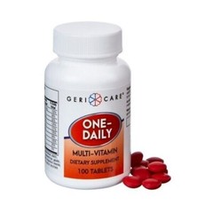 MCK Multivitamin Supplement Geri-Care® Tablet 100 per Bottle 1 BT