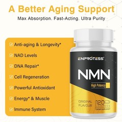 Enprotess Sublingual NMN 500mg 120 Lozenges