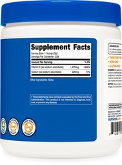 Nutricost Sodium Ascorbate Powder (1 LB) Unflavored – 2 Grams per Serving, Vegan