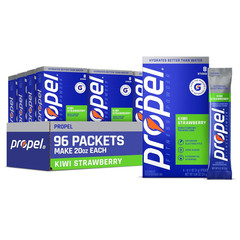 Propel Electrolyte Powder Drink Mix, Kiwi Strawberry, (96 Servings), Zero Sugar,