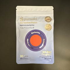 purisaki Berberine Patch 30 Pcs 30-Day Program Weight Management Night