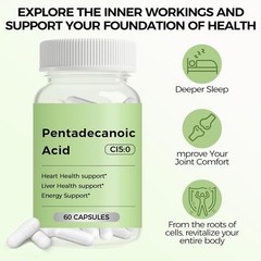 Pentadecanoic Supplement, C15 Acid, High Sheep Altitude Milk |60 Capsules 1|3 PC