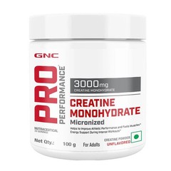 GNC Pro Performance (100gm) Creatine Monohydrate Unflavoured Micronized