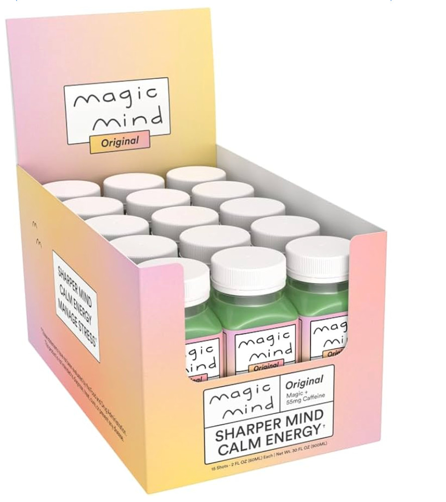 Magic Mind Energy & Focus Drink Shots 15 Pack (2 FL oz) – New!