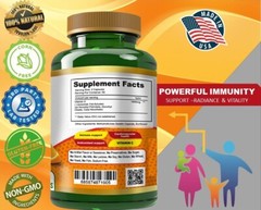 Vitamin C High Absorption Supplements Immune Support fast shipping 2 bottles