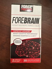 Force Factor Forebrain Brain Booster Nootropic Supplement – Focus Exp:05/26