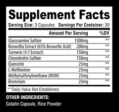 3x Physiopep Joint Support – Glucosamine, Boswellia, Turmeric (3-Month Supply)