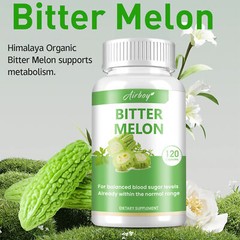 Bitter Melon 660mg – Blood Sugar Support, Weight Loss, Gluten Free, Non-GMO