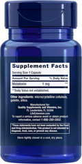 Life Extension Melatonin 1 Mg – for Restful Night, Hormone Balance, and Immune H