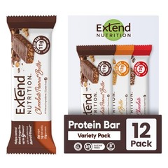 Extend Sugar Free Protein Bars, Perfect Diabetic Snacks, High Protein and Fib…