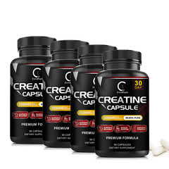 90 Pills Creatine Monohydrate Capsules 3500mg, Muscle Stregth Gaining Support