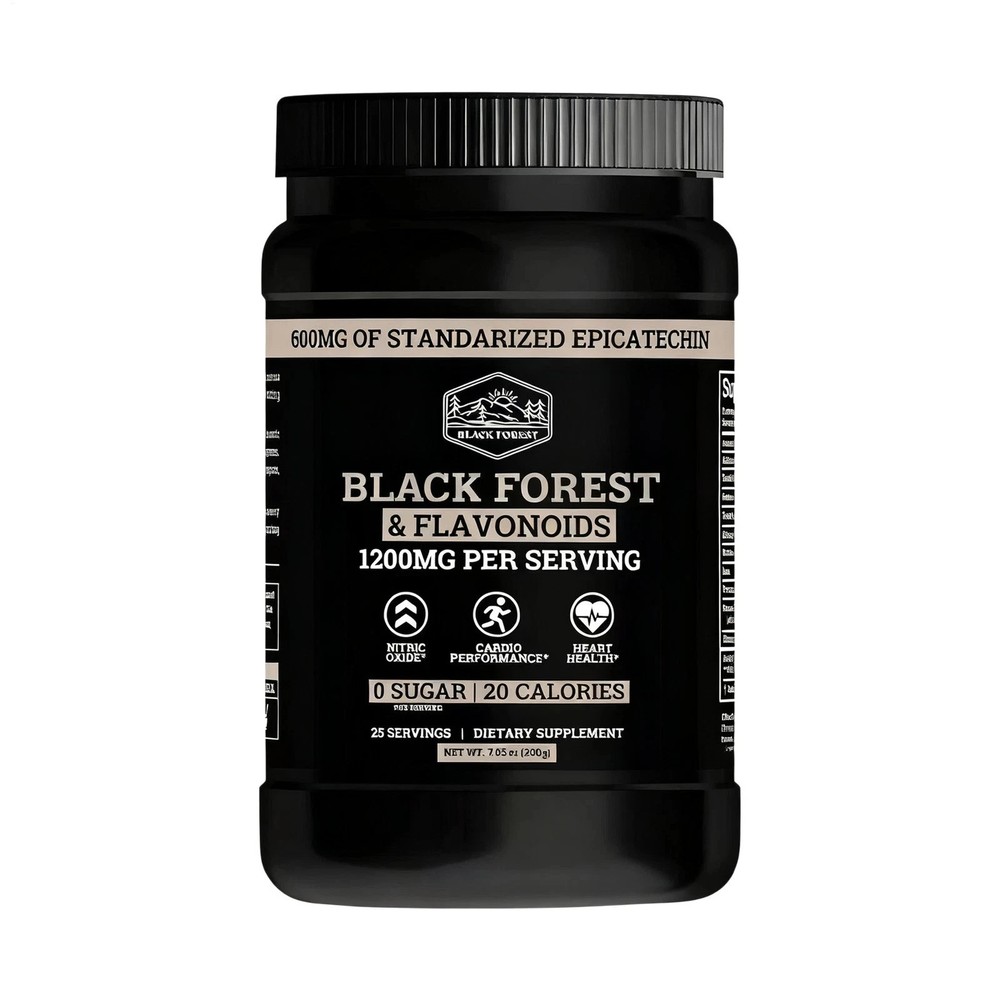 Black Forest High Flavanol Cocoa Powder and Flavonoids Supplements 1200mg V2