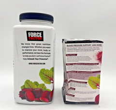 FORCE FACTOR TOTAL BEETS 60 ACAI BERRY SOFT CHEWS & 120 TABLETS SEALED