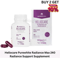 1x HELIOCARE Radiance Max 240 60 Caps Skin Care Daily Use