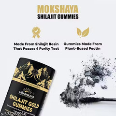 Premium Himalayan Shilajit Gummies 60 Individually Wrapped Pieces