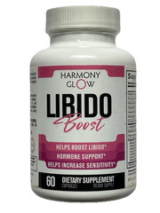 Harmony Glow LIBIDO BOOST Passion & Aphrodisiac Support for Adult Women 60 Caps