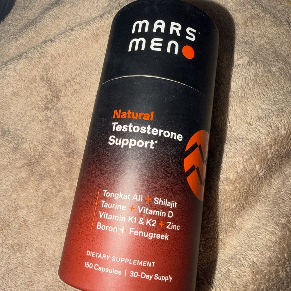 MARS MEN Natural Test Support 1 Month Supply AUTHENTIC REAL Supplement