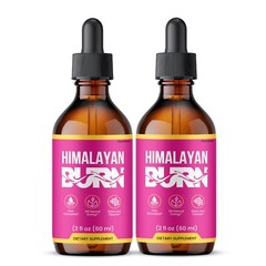 Himalayan Burn Drops Liquid Supplement, Himalayan Burn Max Strength (2 Pack)