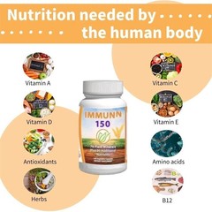 1-3 Packs Immuno 150 The Ultimate Multi Vitamin Immune Booster 150 Capsules