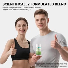 DrBioCare Living Collagen Complex with L-Carnitine | Grass Fed Bovine