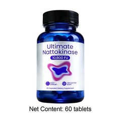 Ultimate Nattokinase Supplement features 10,800 FU of Nattokinase, Natural Suppo