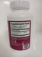 Rosabella Organic Beet Root Capsules – 1300mg – Sealed Container