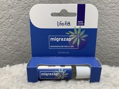 (2-Pack) LIFE-FLO MigraZap(TM) Magnesium, Roll-On, Mint (Btl-Glass) 7ml