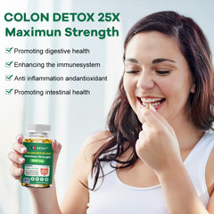PARASITE DETOX BODY CLEANSE Complex Anti- PARASITE Gut Health Cleanse Support