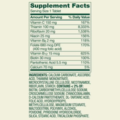 Spring Valley Super Vitamin B-Complex Tablets Supplement Value Size 500 Count