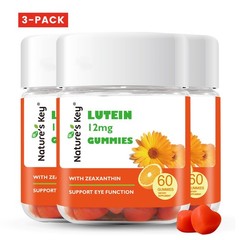 3 Pack Eye Vitamins with 12mg Lutein and Zeaxanthin For Eye Health Vision