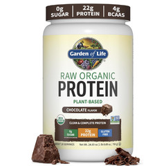 Garden of Life Vegan Protein Powder Chocolate 1.5 lb BCAA Probiotics
