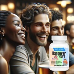 Hangover Cure Relief Pills, All Natural Formula, Supports Nighttime Liver