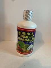 JUGO de MORINGA TURMERIC GUANABANA PLUS ANTIOX 32FL.OZ ANTI INFLAMATORIO 4/2028