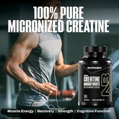 Easy-to-Swallow Micronized Creatine Capsules – Kosher, Gluten-Free, 150 Count