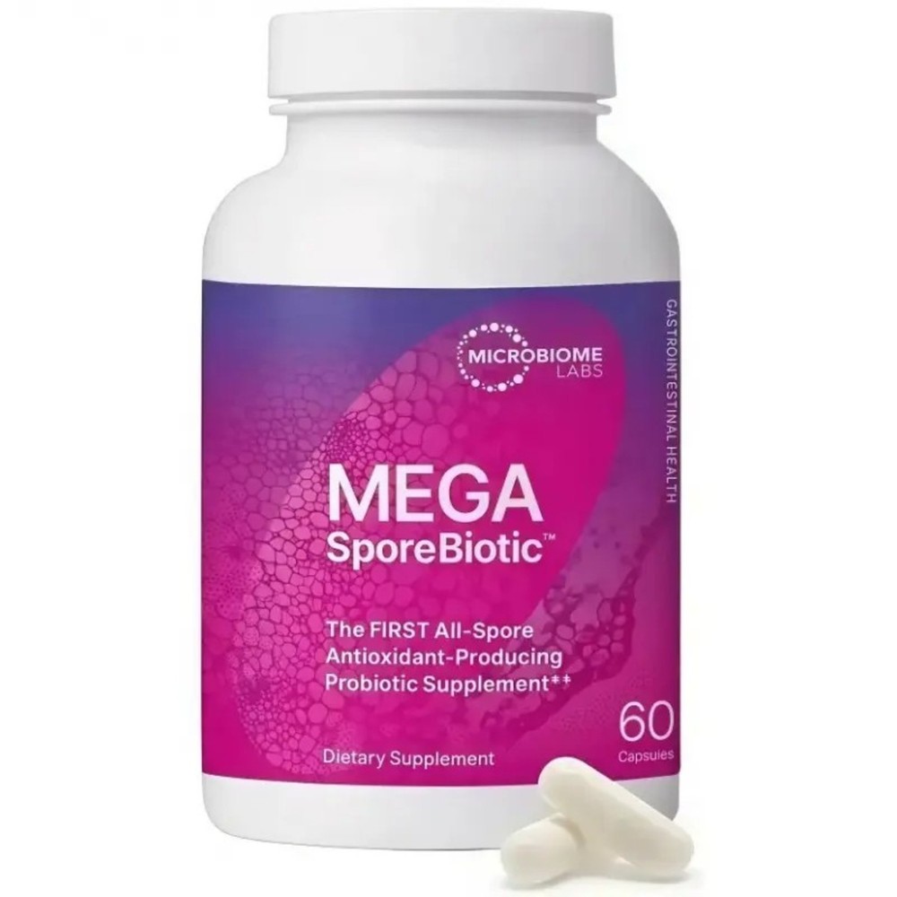 MegaSporeBiotic Spore Probiotics Gut Health 60 Caps
