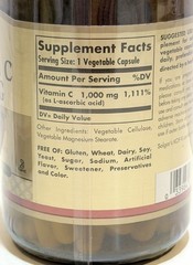 2 Pack Solgar Vitamin C 1000 mg 100 Vegetable Capsules Per Bottle. 200 Total.