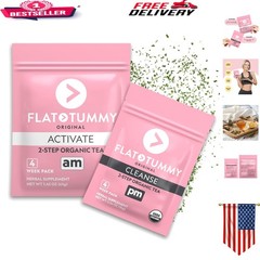 2-Step Detox Tea Program for Boosting Energy & Reducing Bloating – 1.45 oz
