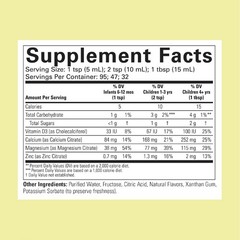 CHILDLIFE ESSENTIALS Liquid Calcium Supplement 16 Fl Oz (Pack of 1), Multi
